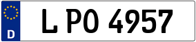 Truck License Plate